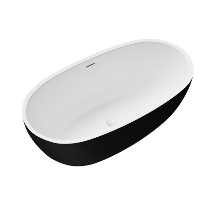 Ванна акриловая Grossman Classic GR-2403MB 150х78 отдельностоящая овальная с каркасом